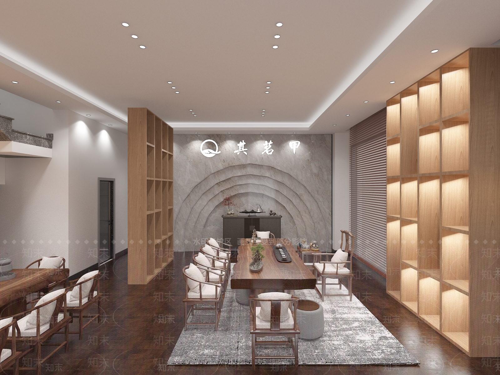 现代茶馆3D模型下载【ID:1213894323】