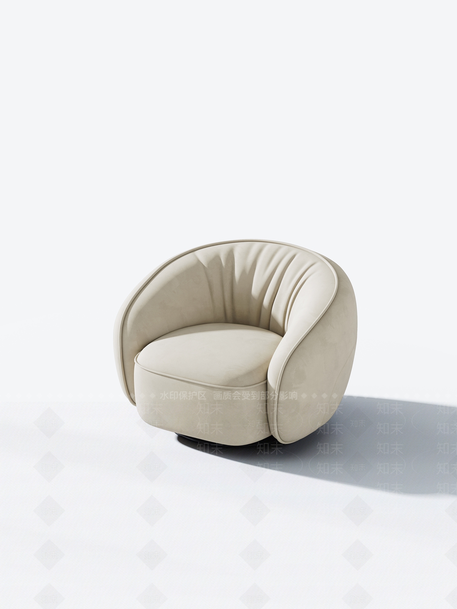 现代单人沙发3D模型下载【ID:1140444515】_知末3d模型网