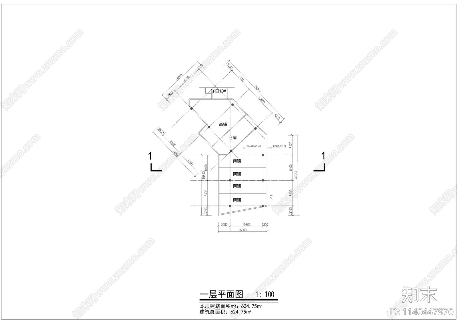 重庆旭辉礼嘉商业街建筑效果图cad施工图下载【ID:1140447970】