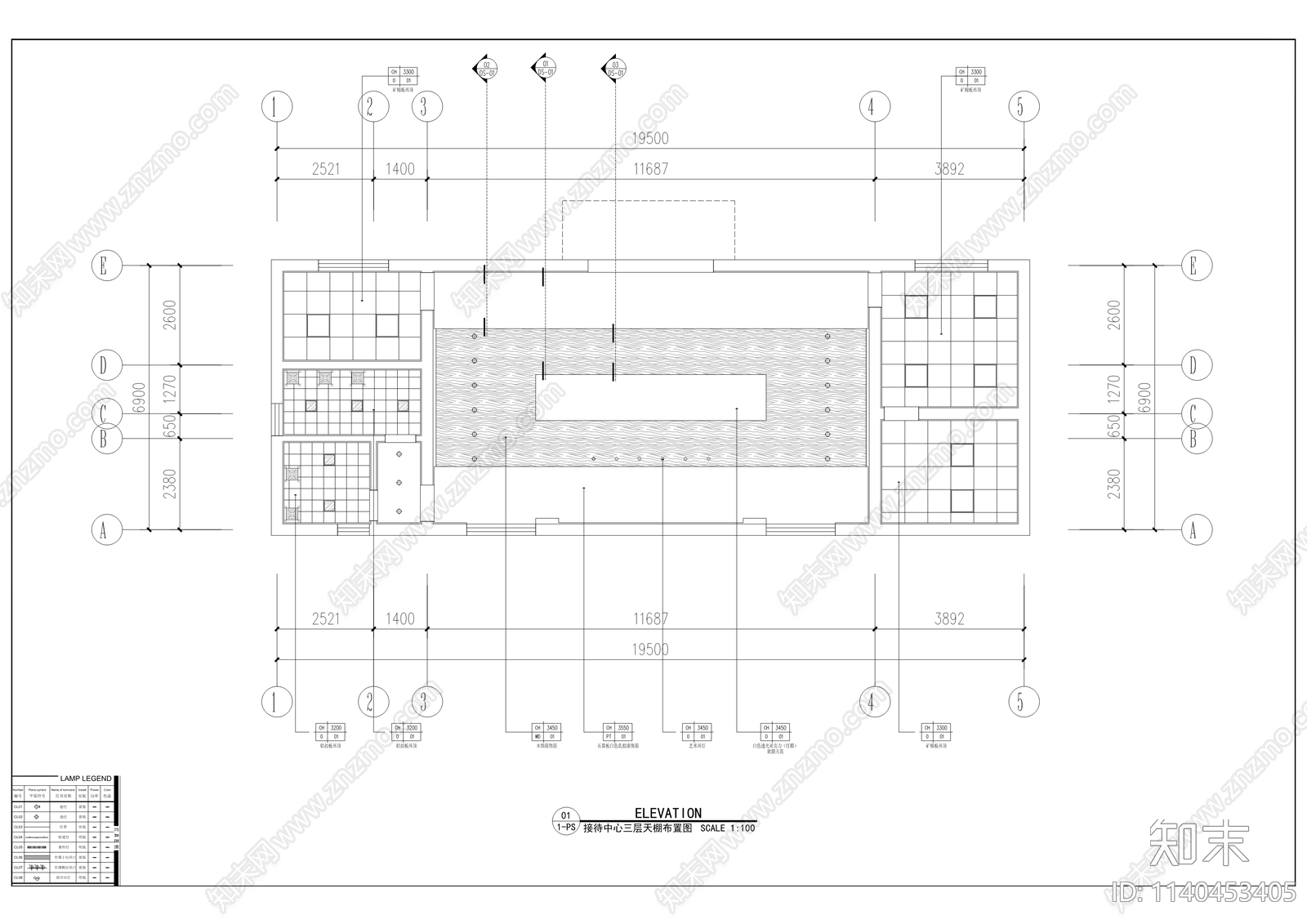 国防教育训练活动中心装修cad施工图下载【ID:1140453405】