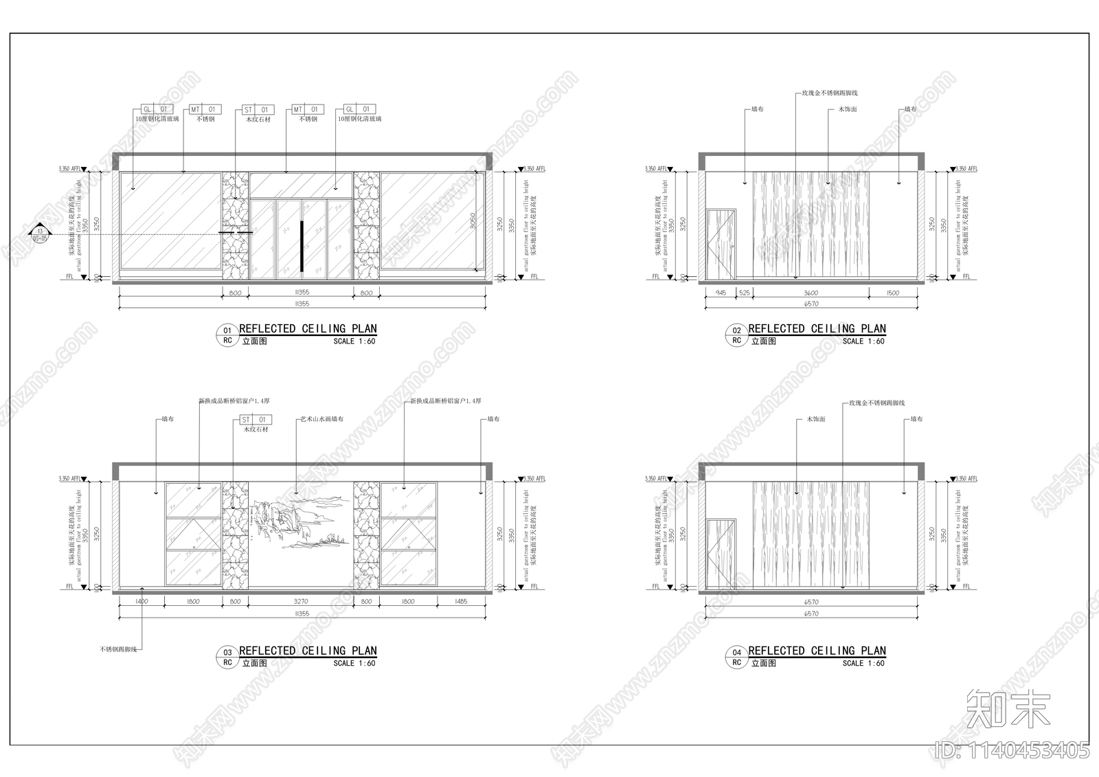国防教育训练活动中心装修cad施工图下载【ID:1140453405】