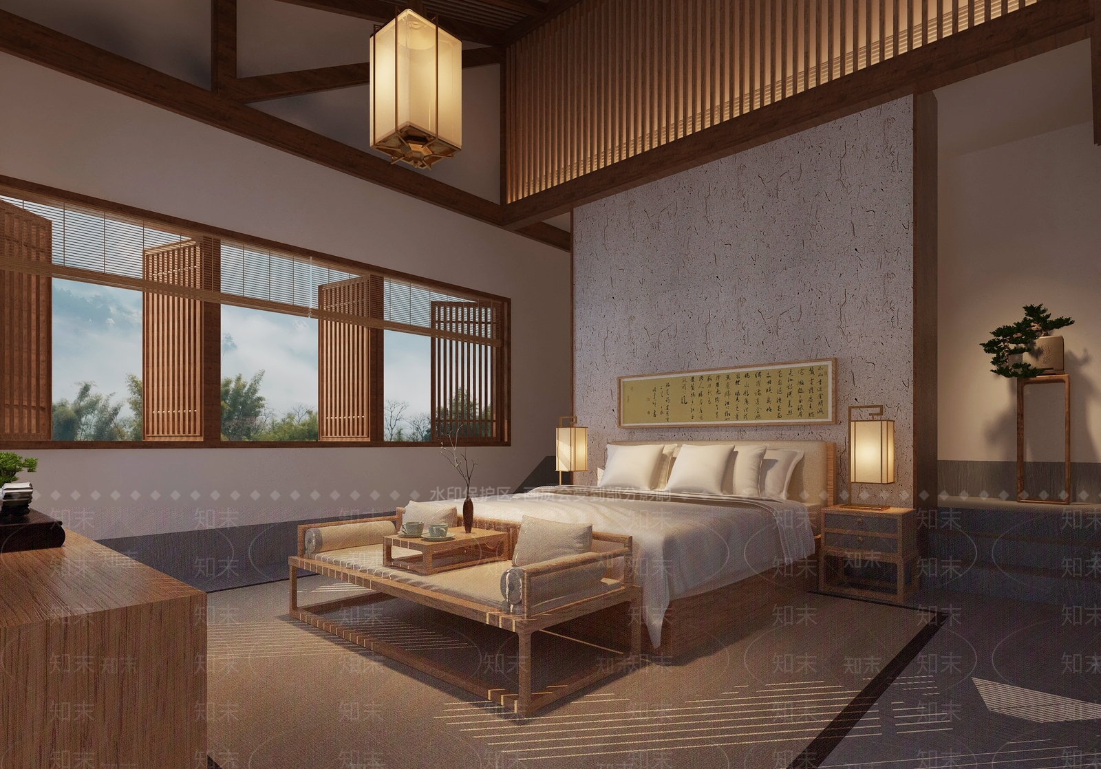 中式民宿3D模型下载【ID:1140454581】_知末3d模型网