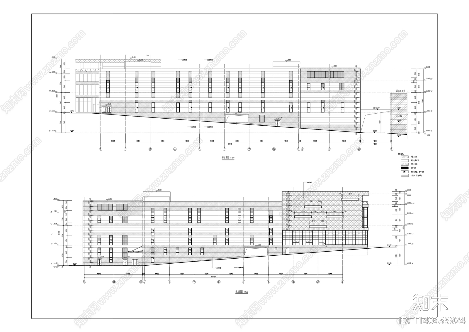 莱芯半导体定制厂房建筑cad施工图下载【ID:1140455924】