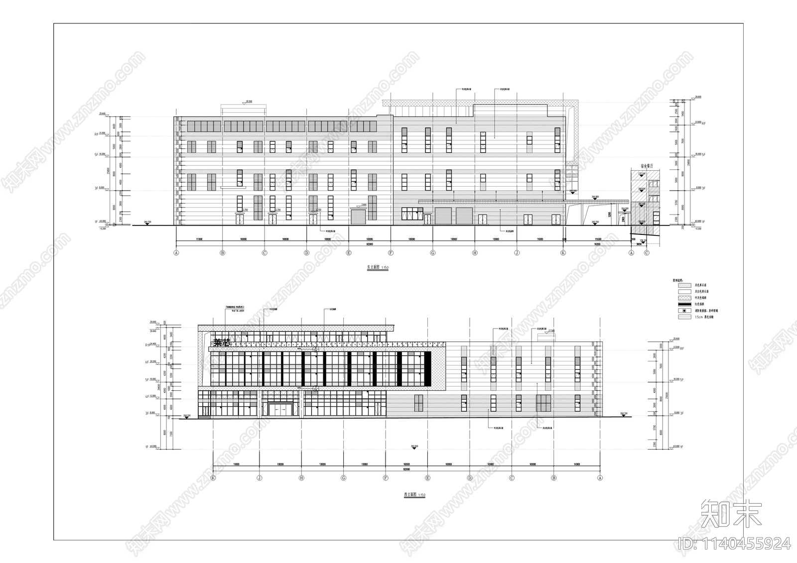 莱芯半导体定制厂房建筑cad施工图下载【ID:1140455924】