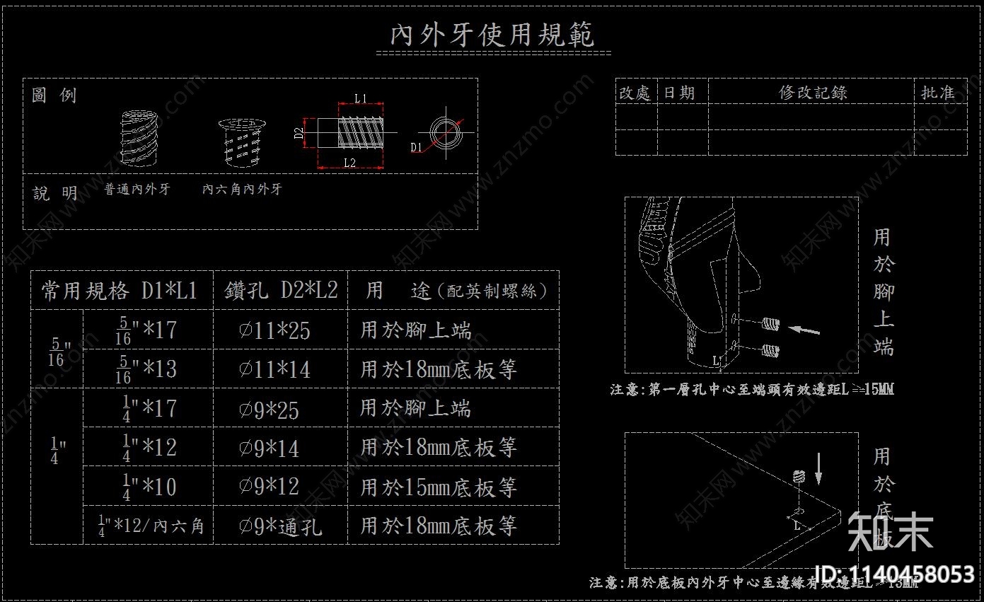 家具五金施工图下载【ID:1140458053】