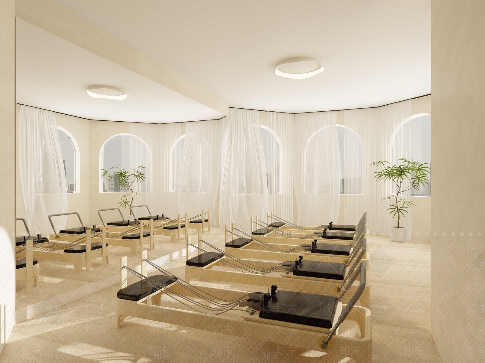 侘寂瑜伽室3D模型下载【ID:1140464797】