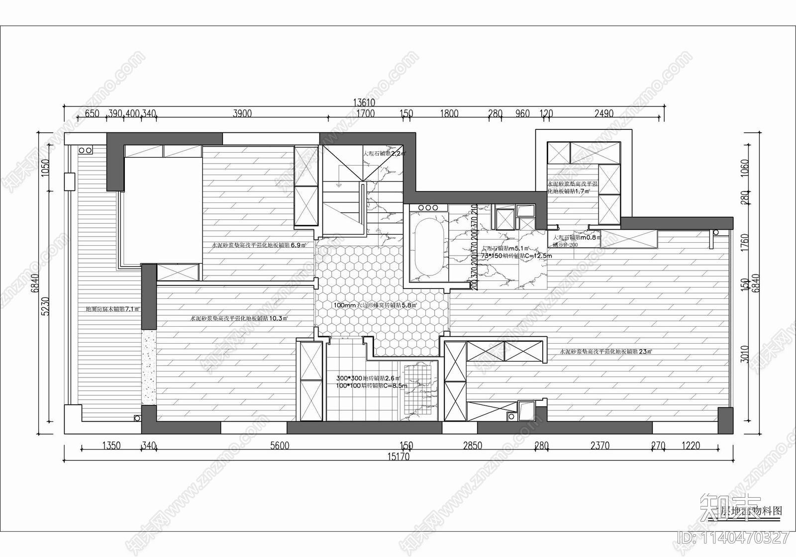 两层小别墅洋房家装室内施工图下载【ID:1140470327】