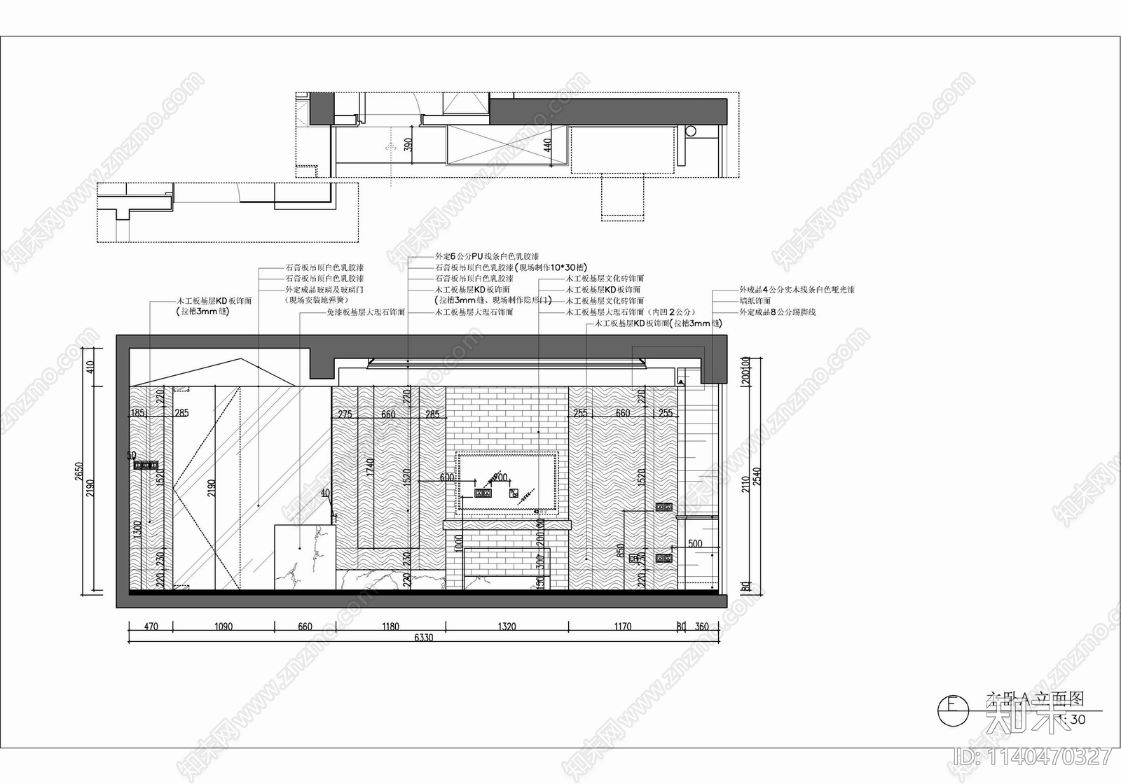 两层小别墅洋房家装室内施工图下载【ID:1140470327】