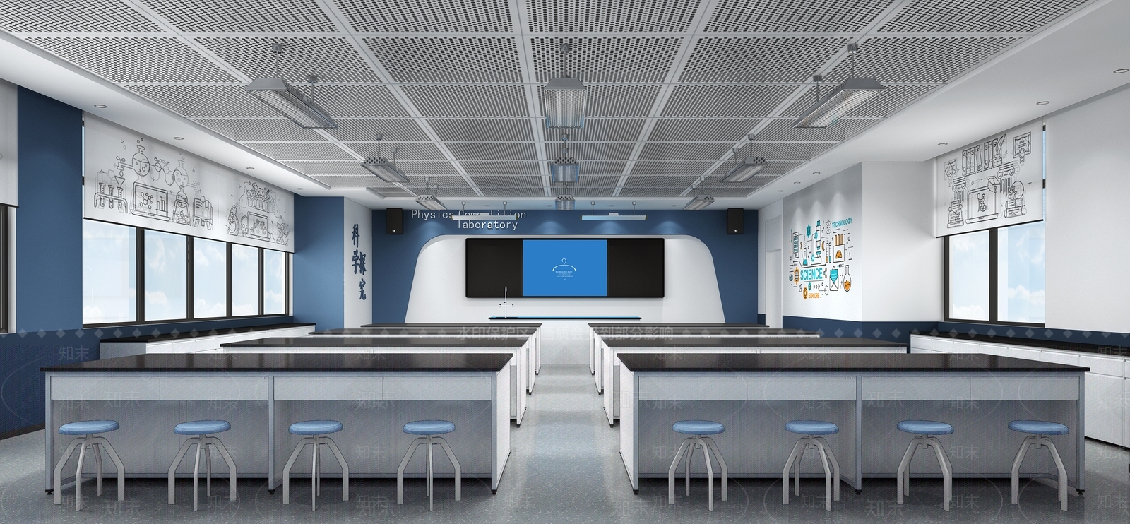 现代物理竞赛实验室3D模型下载【ID:1140494465】