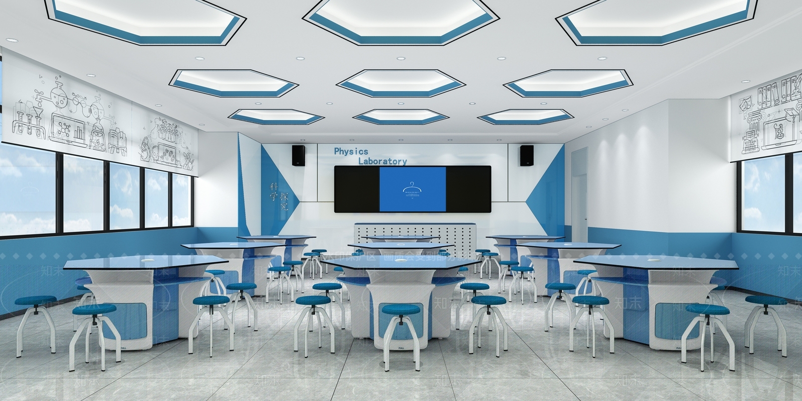 现代物理探究实验室3D模型下载【ID:1140494924】