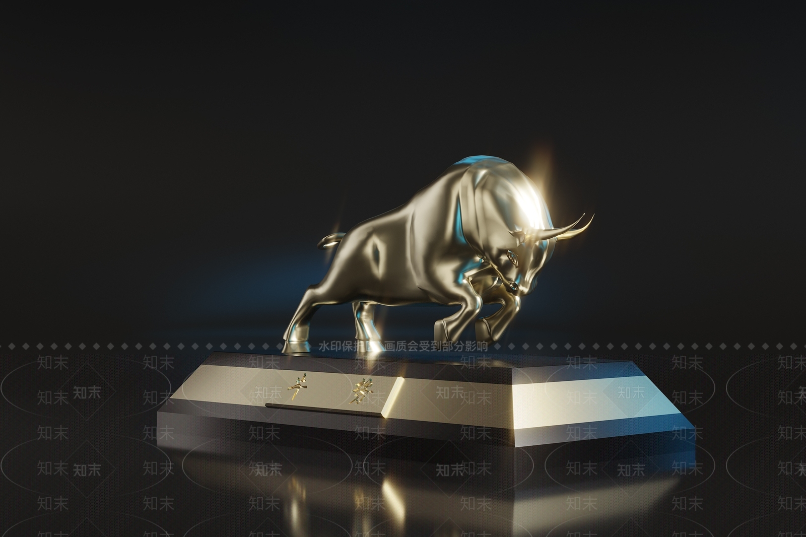 现代牛工艺品SU模型下载【ID:1140495060】