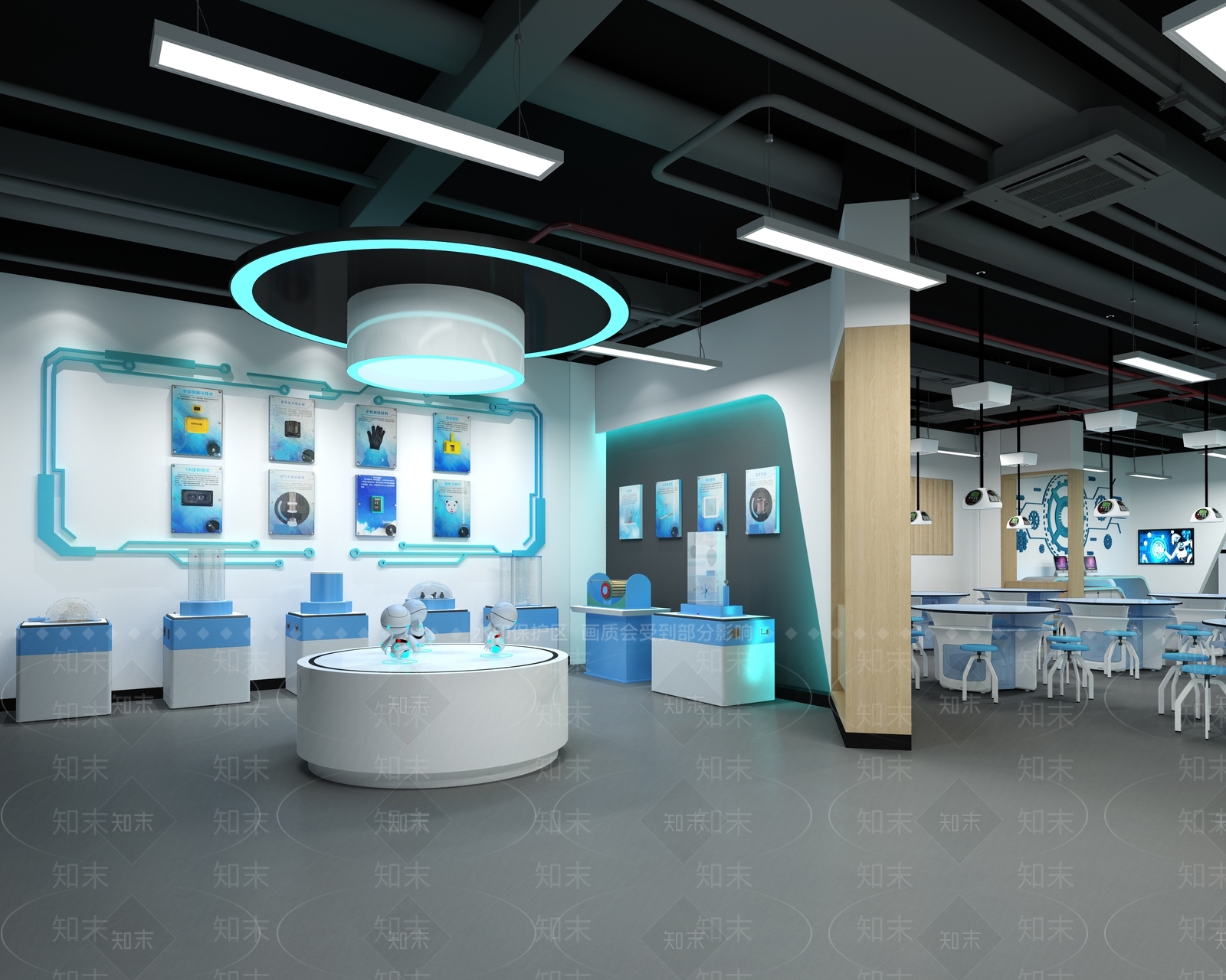现代图书馆3D模型下载【ID:1213896281】