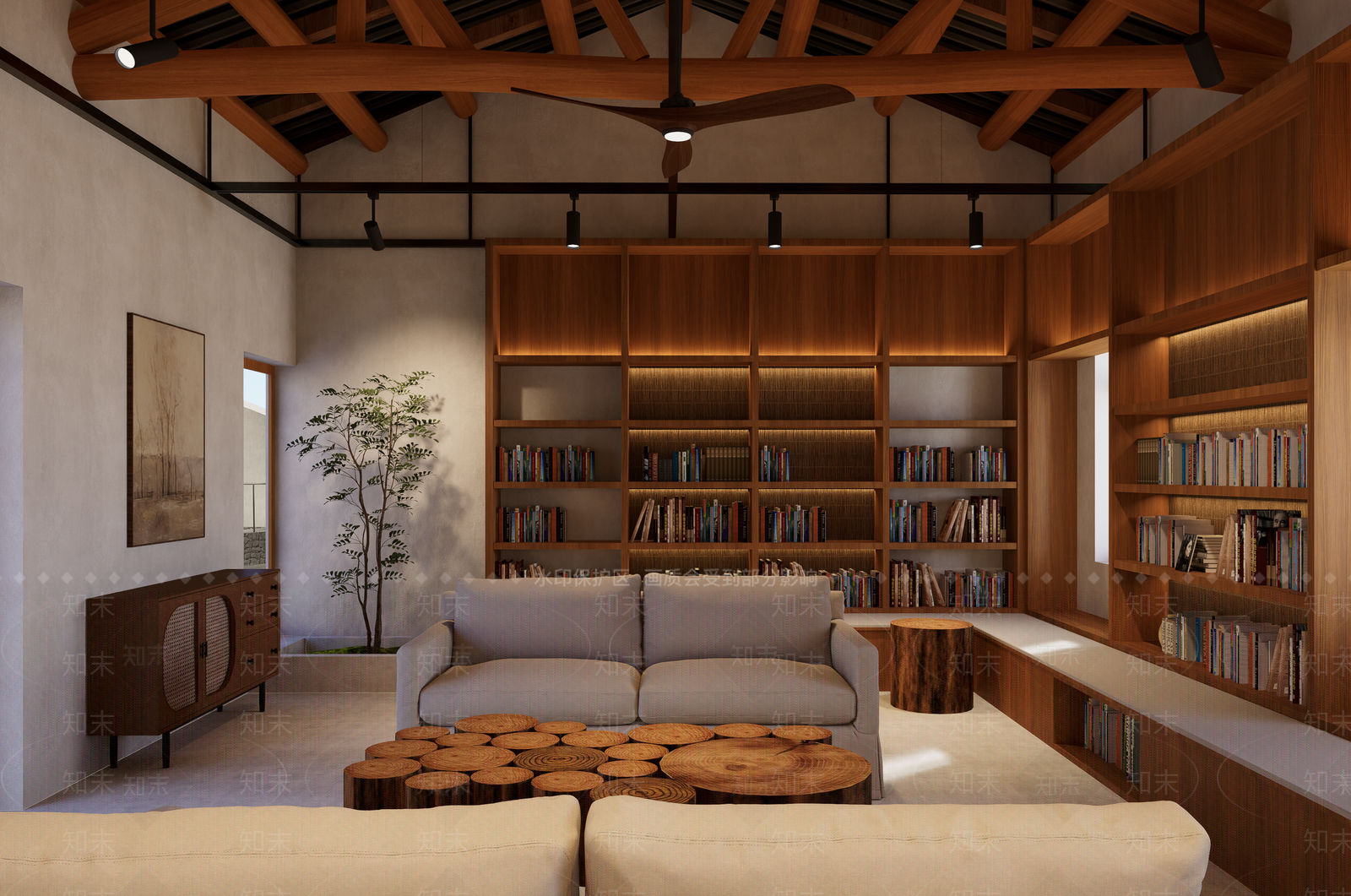 现代其他办公区域SU模型下载【ID:1215198754】