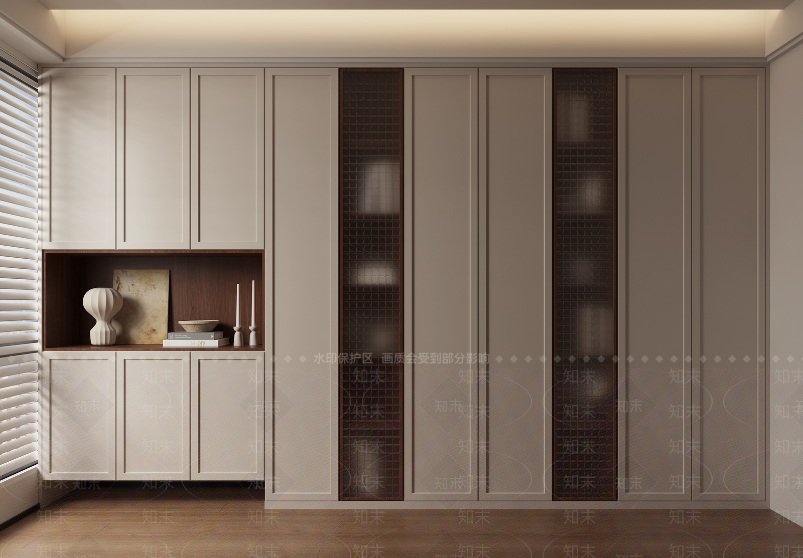 现代鞋柜3D模型下载【ID:1140499089】