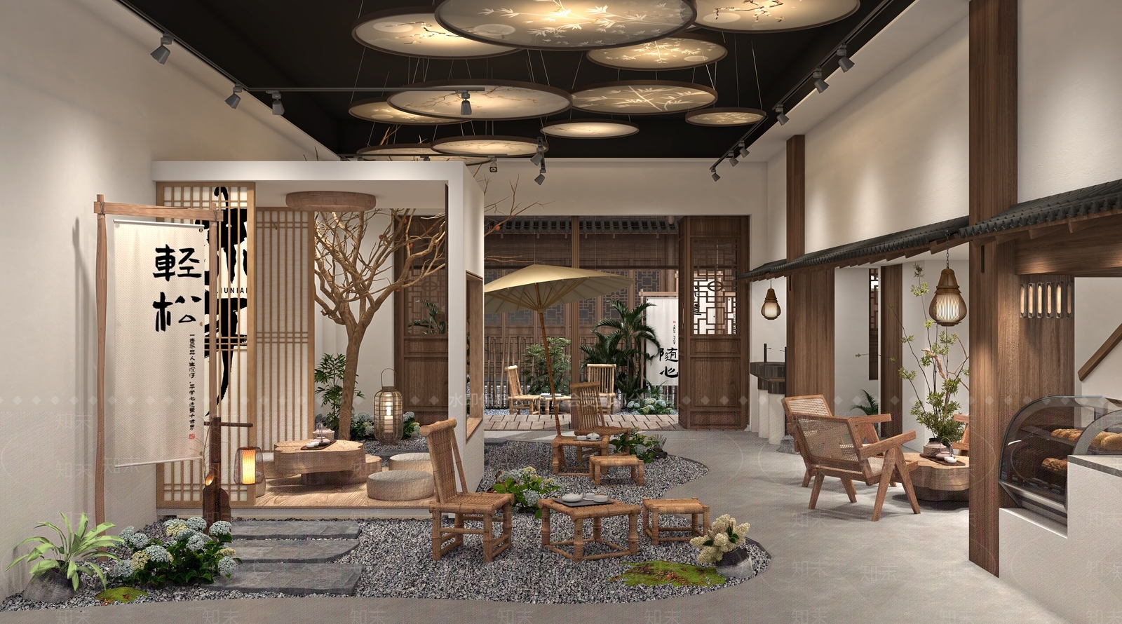 中式茶馆3D模型下载【ID:1140519529】