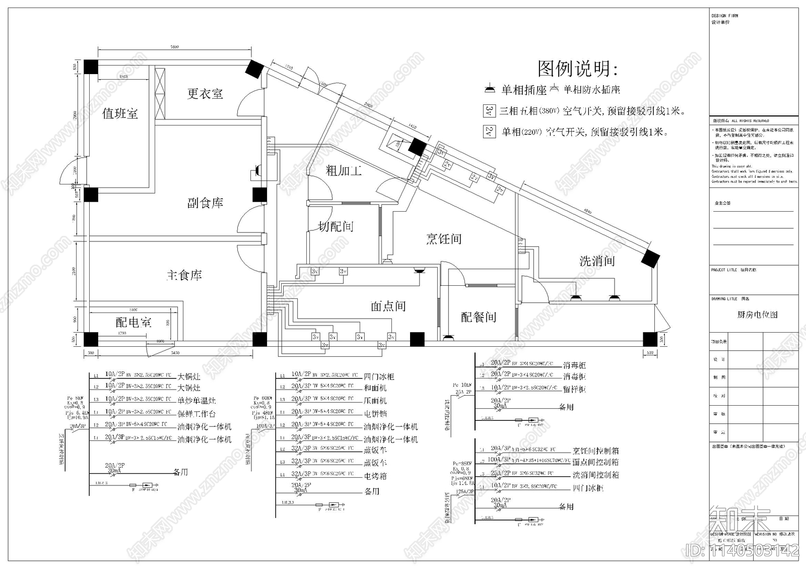 幼儿园厨房施工图下载【ID:1140503142】