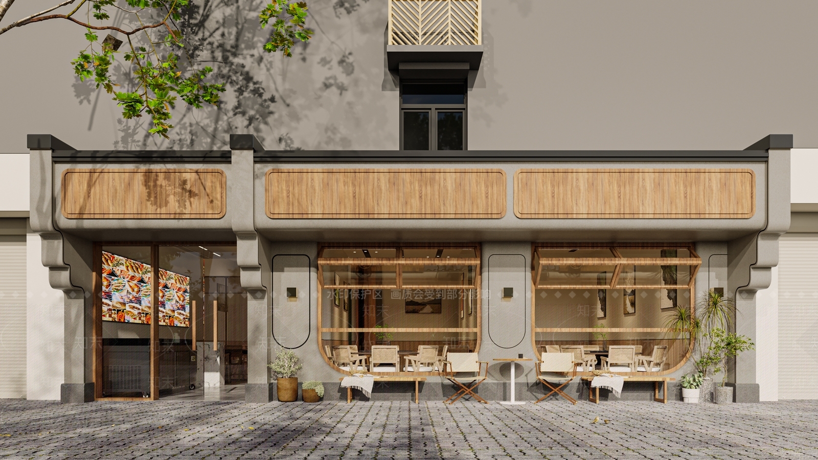 现代门头门面3D模型下载【ID:1140526483】
