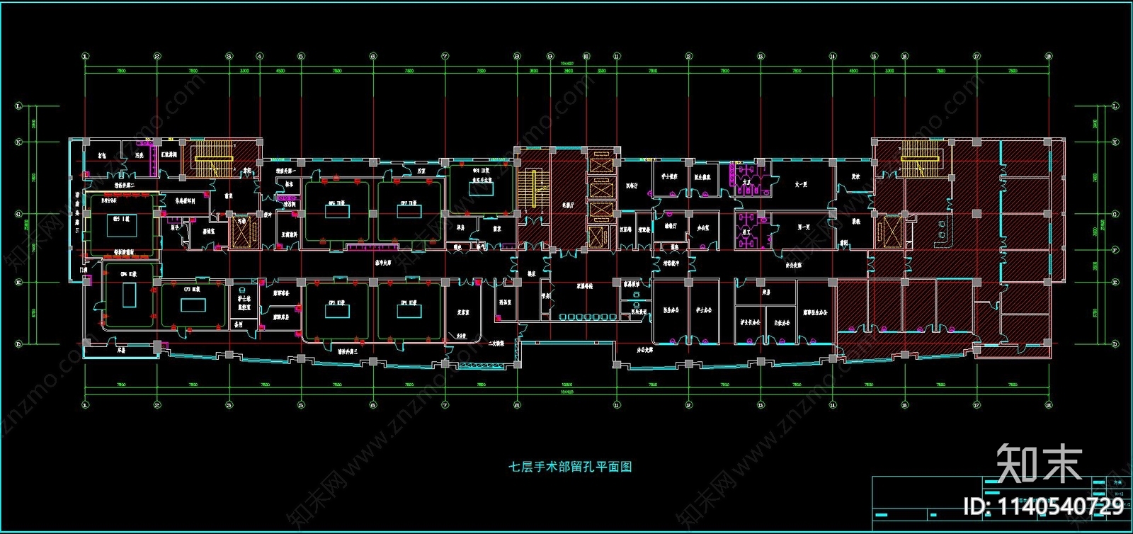 医院洁净手术室净化空调cad施工图下载【ID:1140540729】