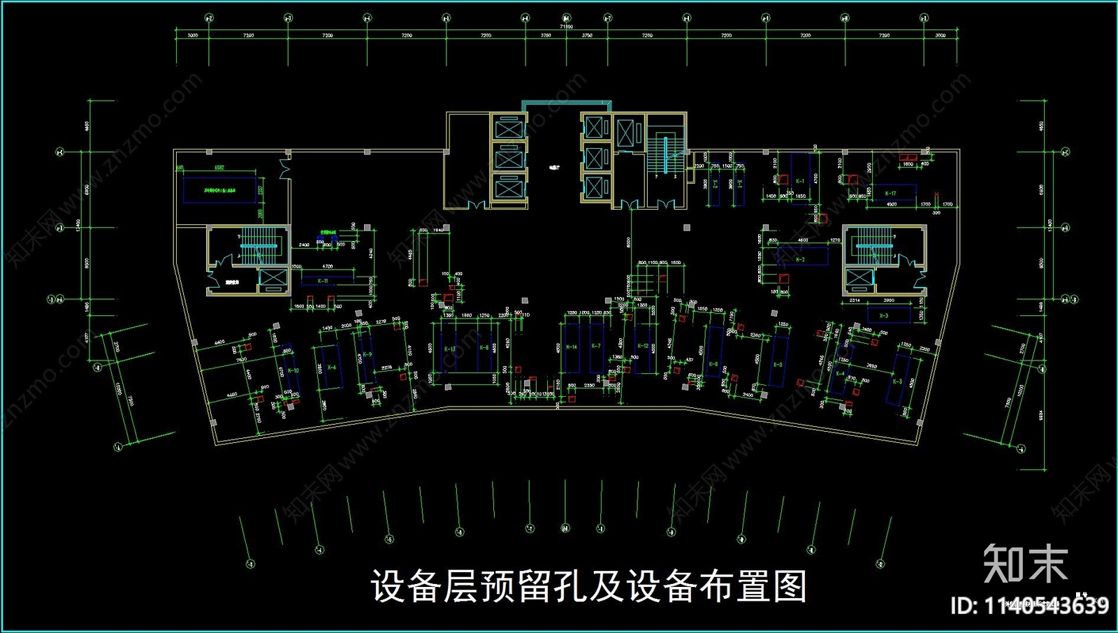 医院净化空调cad施工图下载【ID:1140543639】