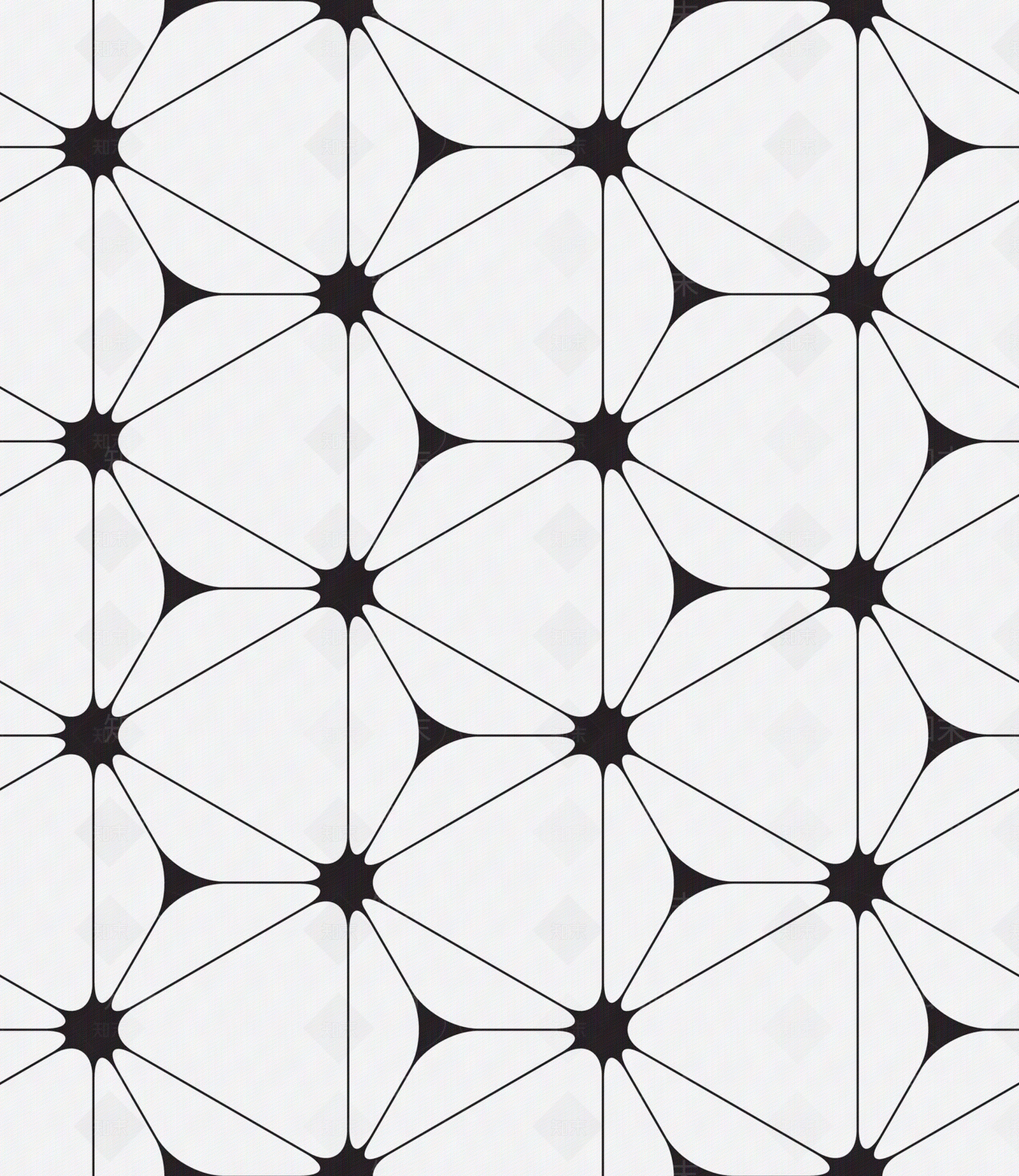 黑白几何壁纸贴图下载【ID:1140560430】
