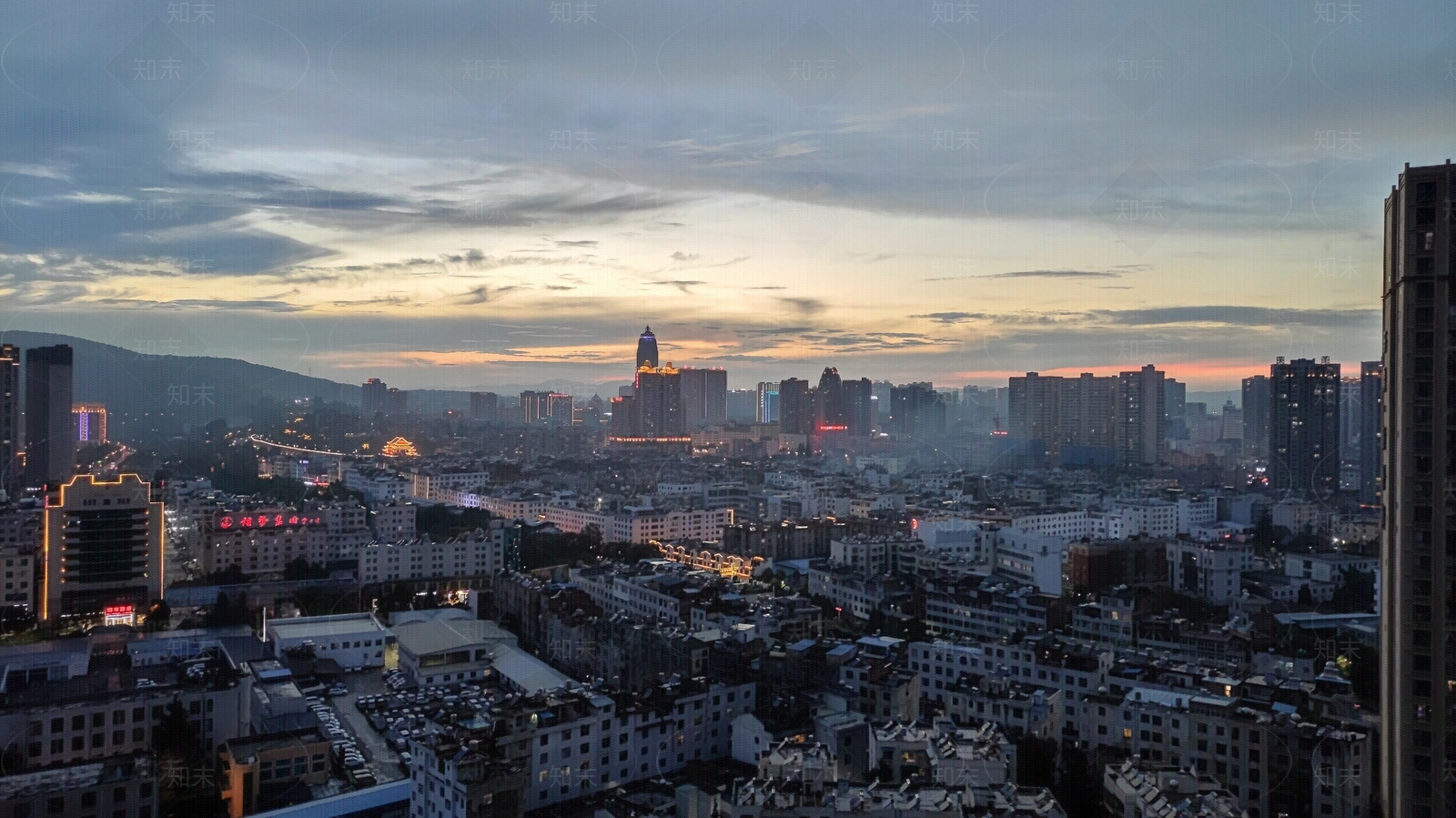 城市背景高清贴图材质