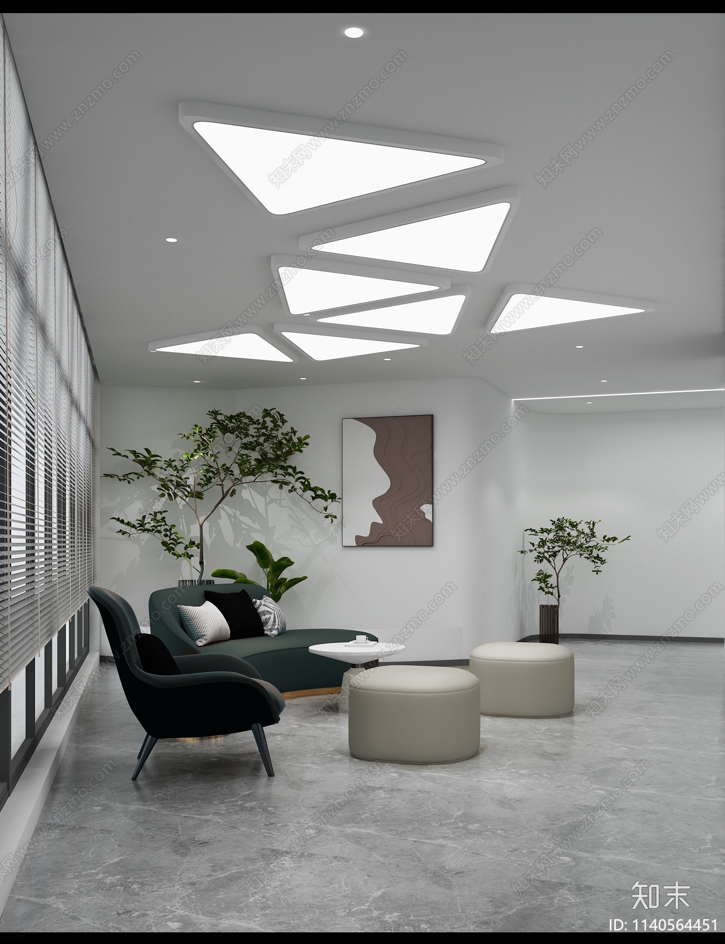 400平办公室cad施工图下载【ID:1140564451】