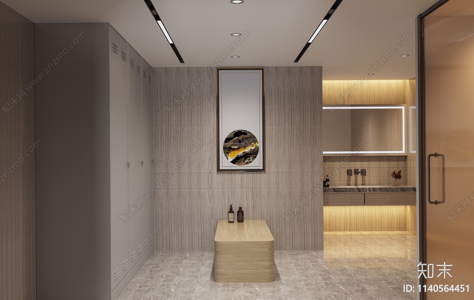 400平办公室cad施工图下载【ID:1140564451】