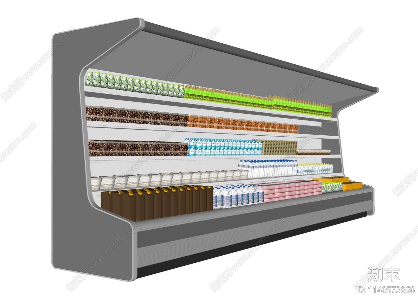 冰柜SU模型下载【ID:1140573868】