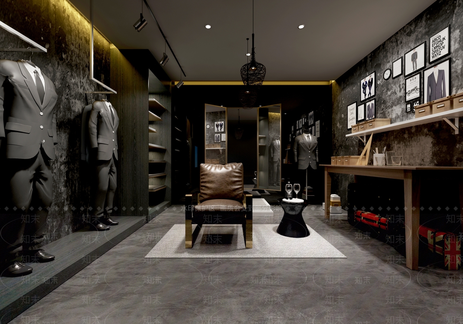 服装店3D模型精品下载_3dmax模型_知末网