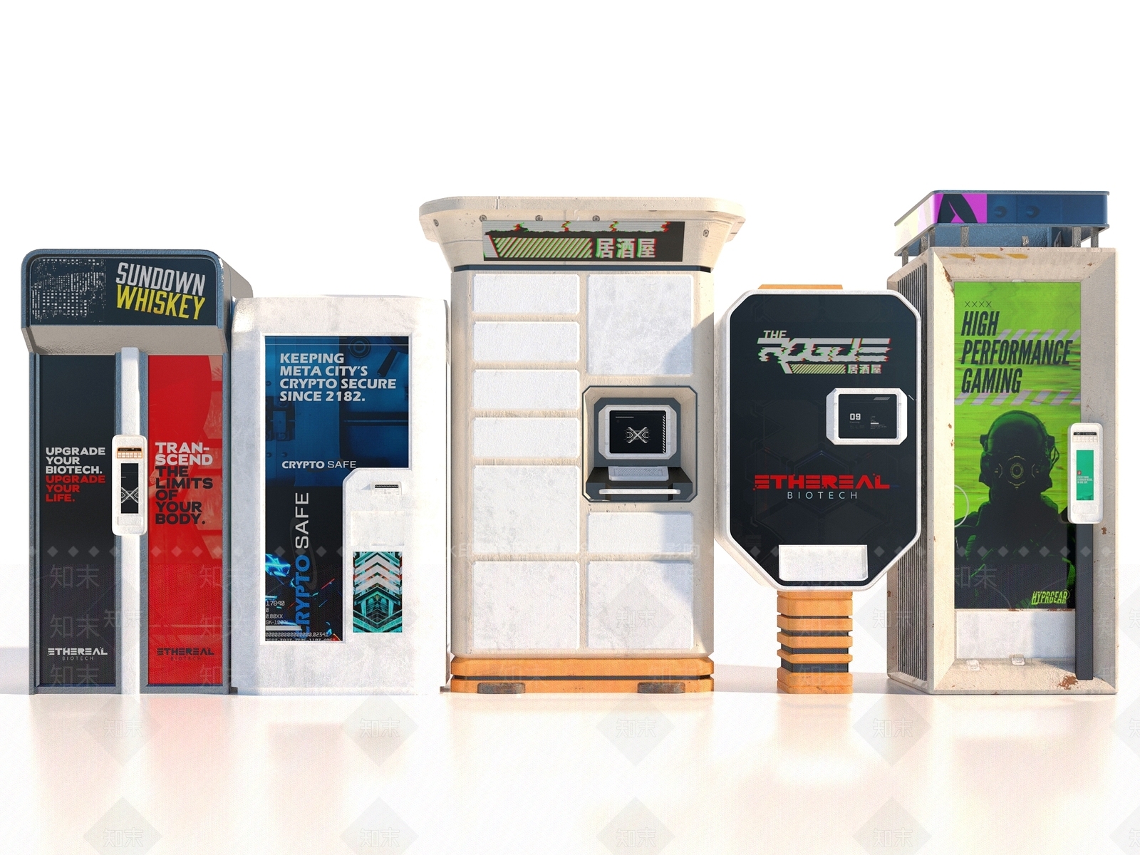 公共设施3D模型下载【ID:1140602420】