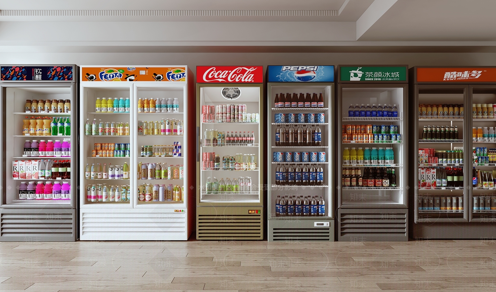 冰箱冰柜3D模型下载【ID:1140601137】