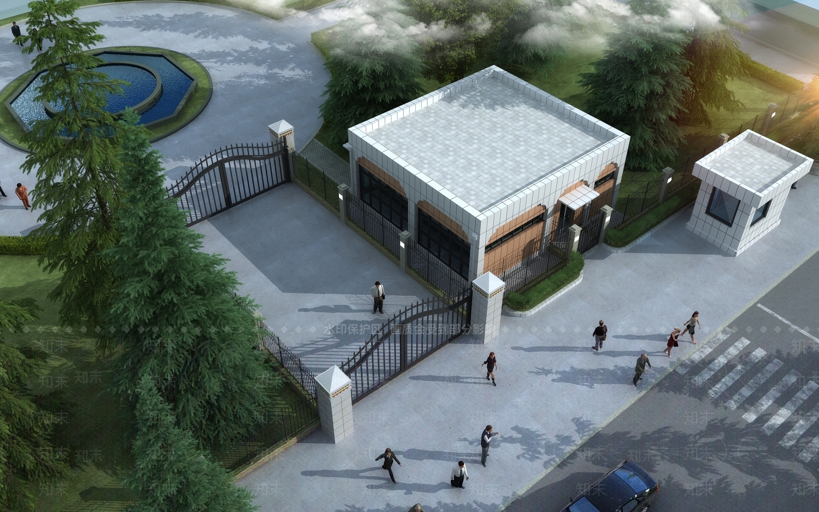 现代工业厂房3D模型下载【ID:1140613762】