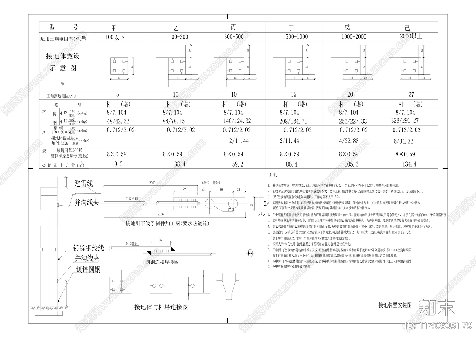 特铝新材料项目110KV供电线路工程cad施工图下载【ID:1140603179】