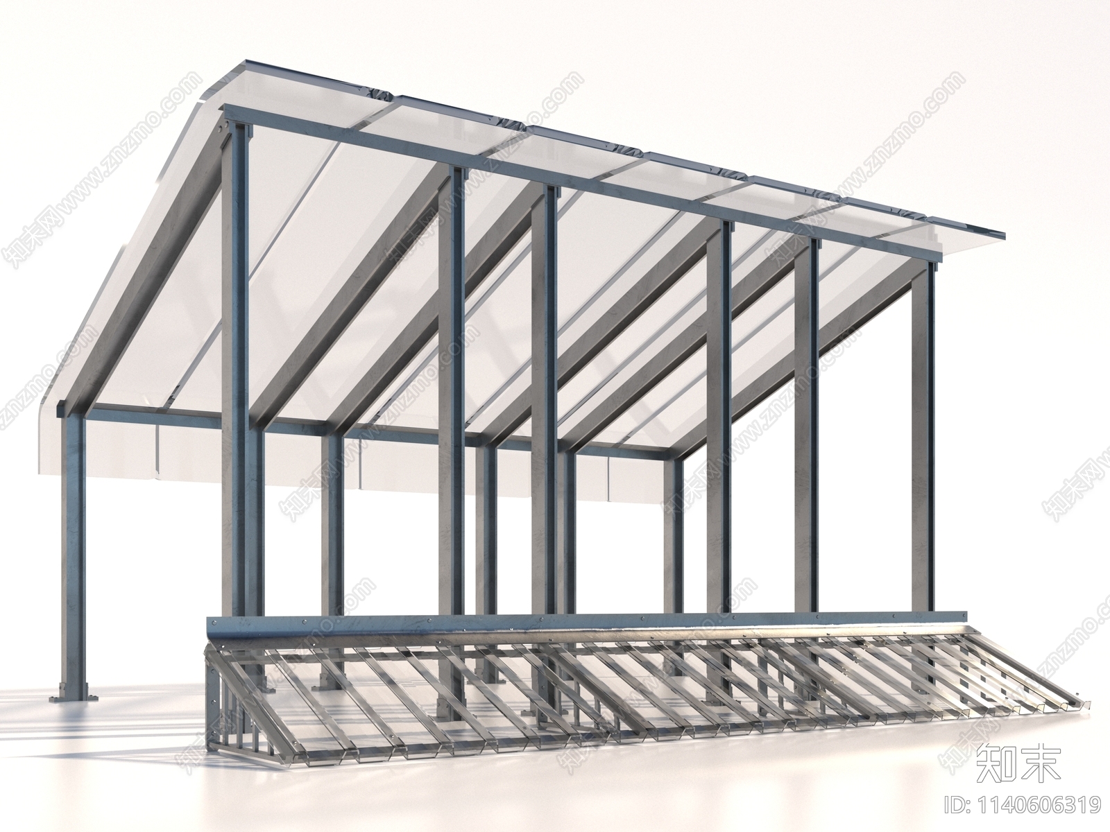 遮阳棚3D模型下载【ID:1140606319】