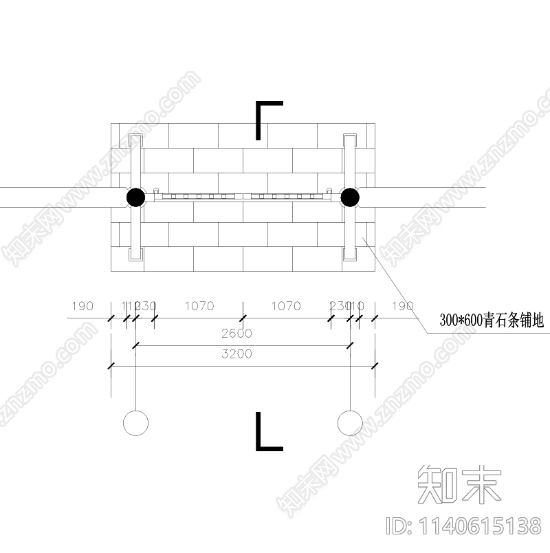 古建筑门楼cad施工图下载【ID:1140615138】