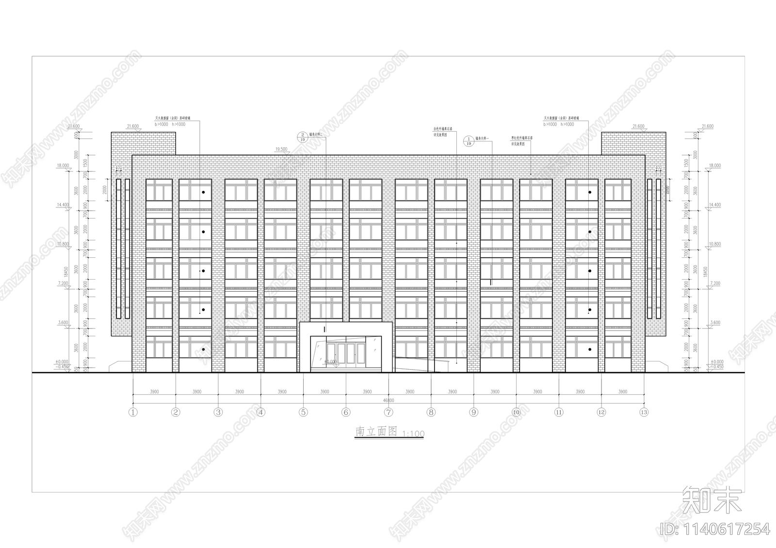 学生公寓宿舍建筑施工图下载【ID:1140617254】