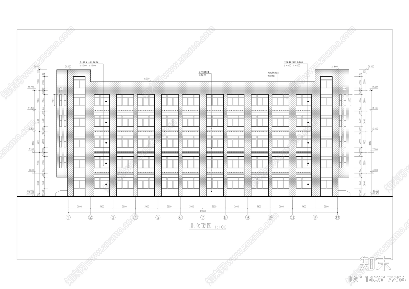 学生公寓宿舍建筑施工图下载【ID:1140617254】