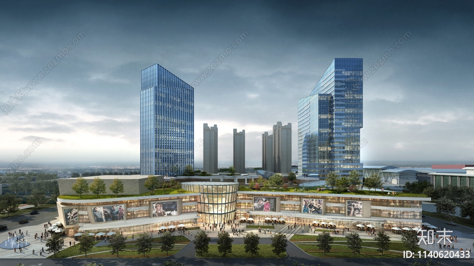 包头富力城商业综合体建筑方案文本下载【ID:1140620433】