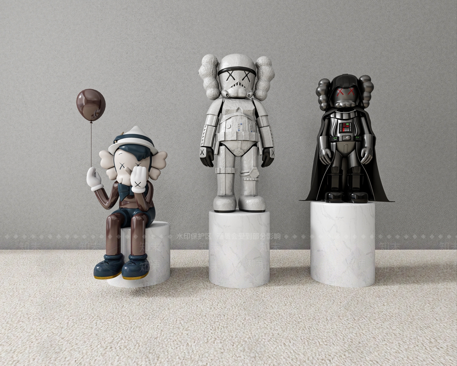 现代手办3D模型下载【ID:1140643106】