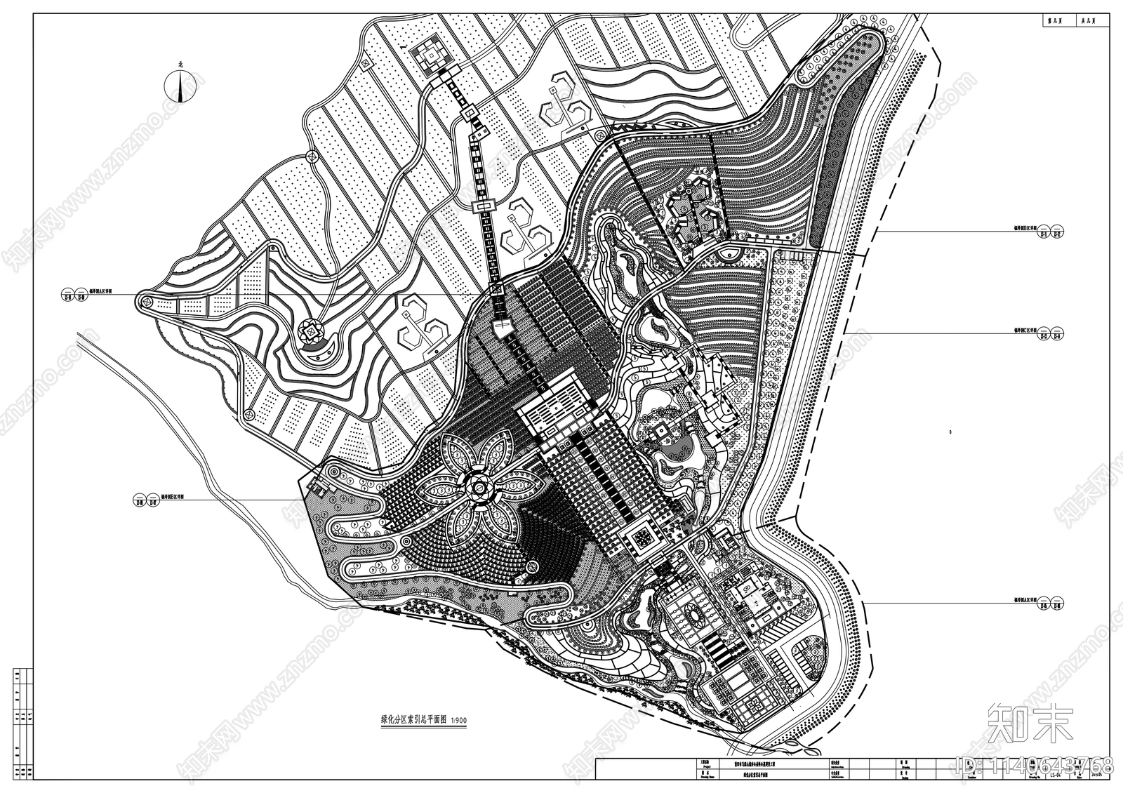 城市公益性公墓建设施工图下载【ID:1140643768】