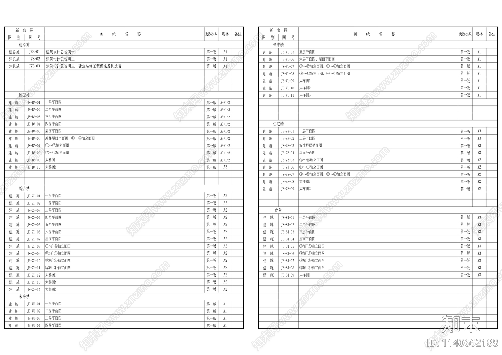 学校建筑改造cad施工图下载【ID:1140662188】