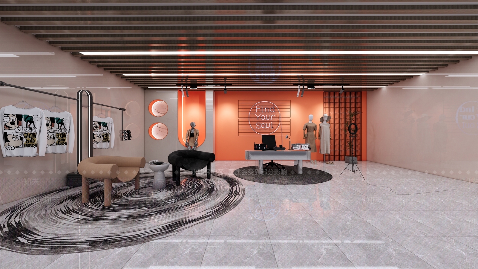 现代直播间3D模型下载【ID:1140682030】