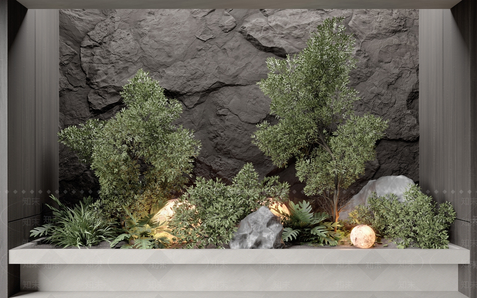 植物堆3D模型下载【ID:1140684265】