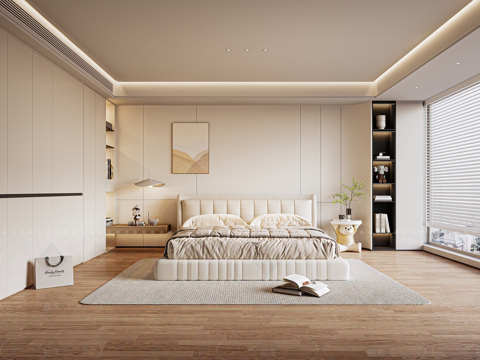 现代家居卧室SU模型下载【ID:1216007099】