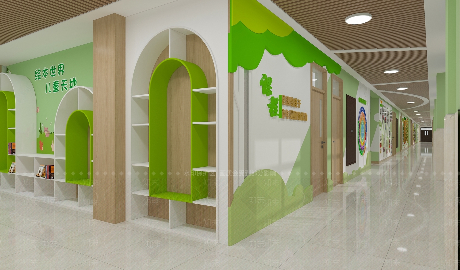 现代幼儿园3D模型下载【ID:1213904109】