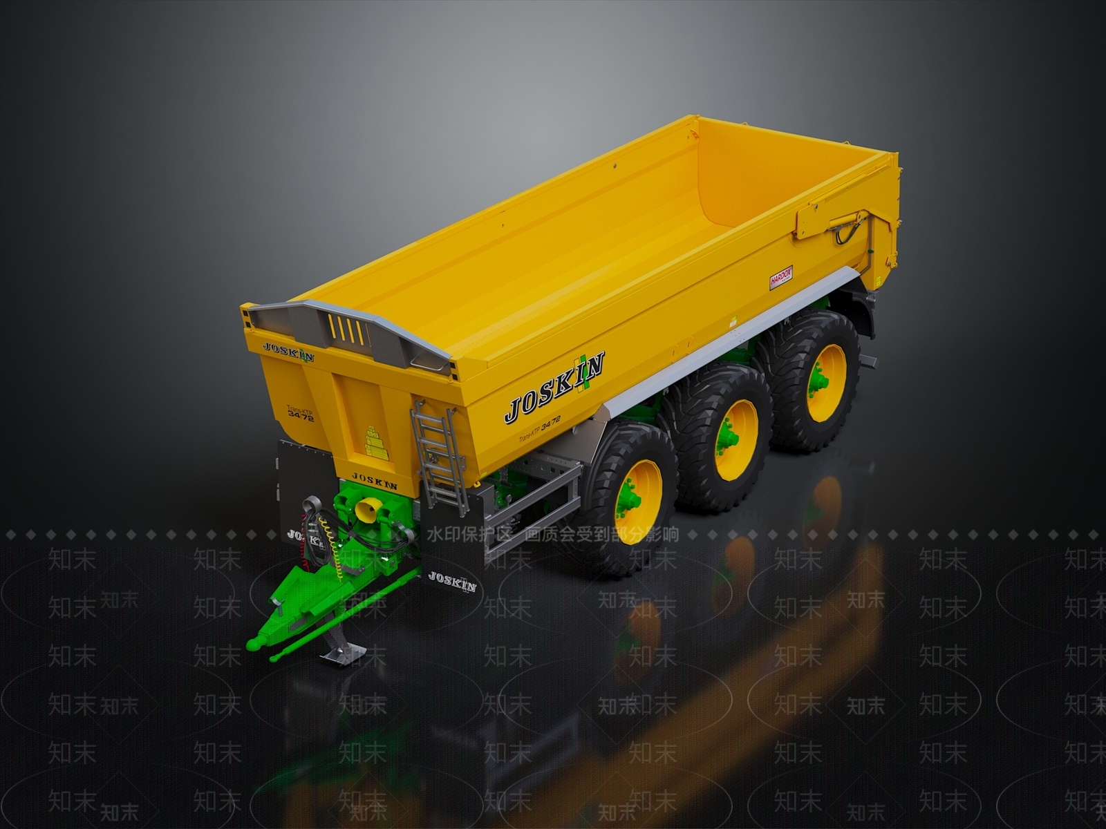 拖车3D模型下载【ID:1140706235】