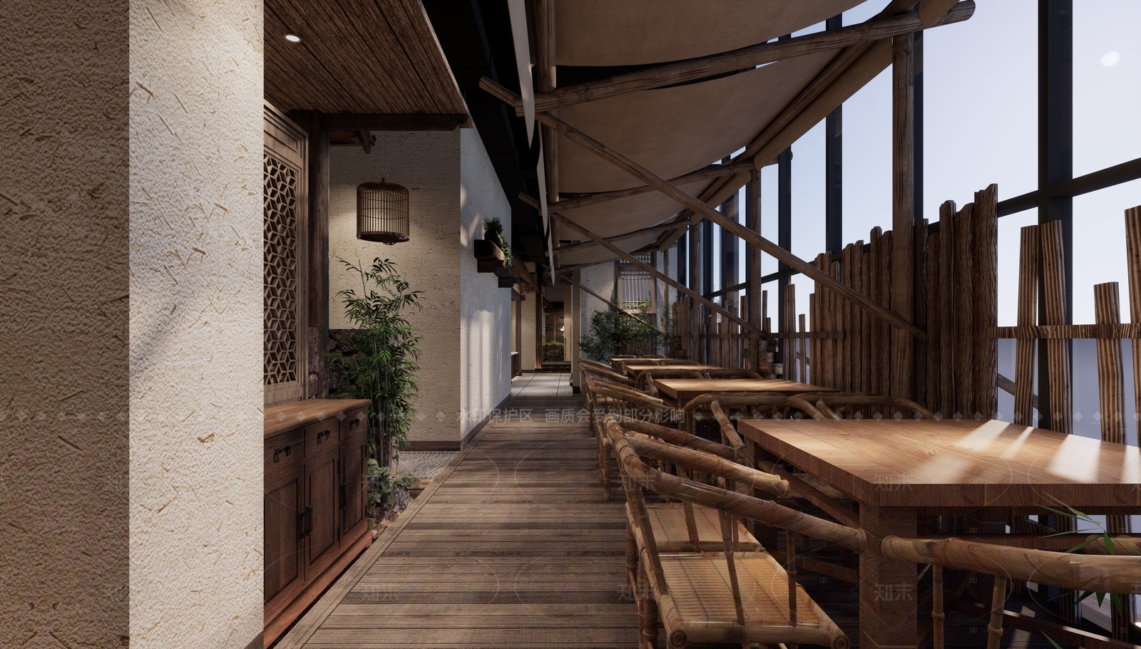 中式火锅店SU模型下载【ID:1215952915】