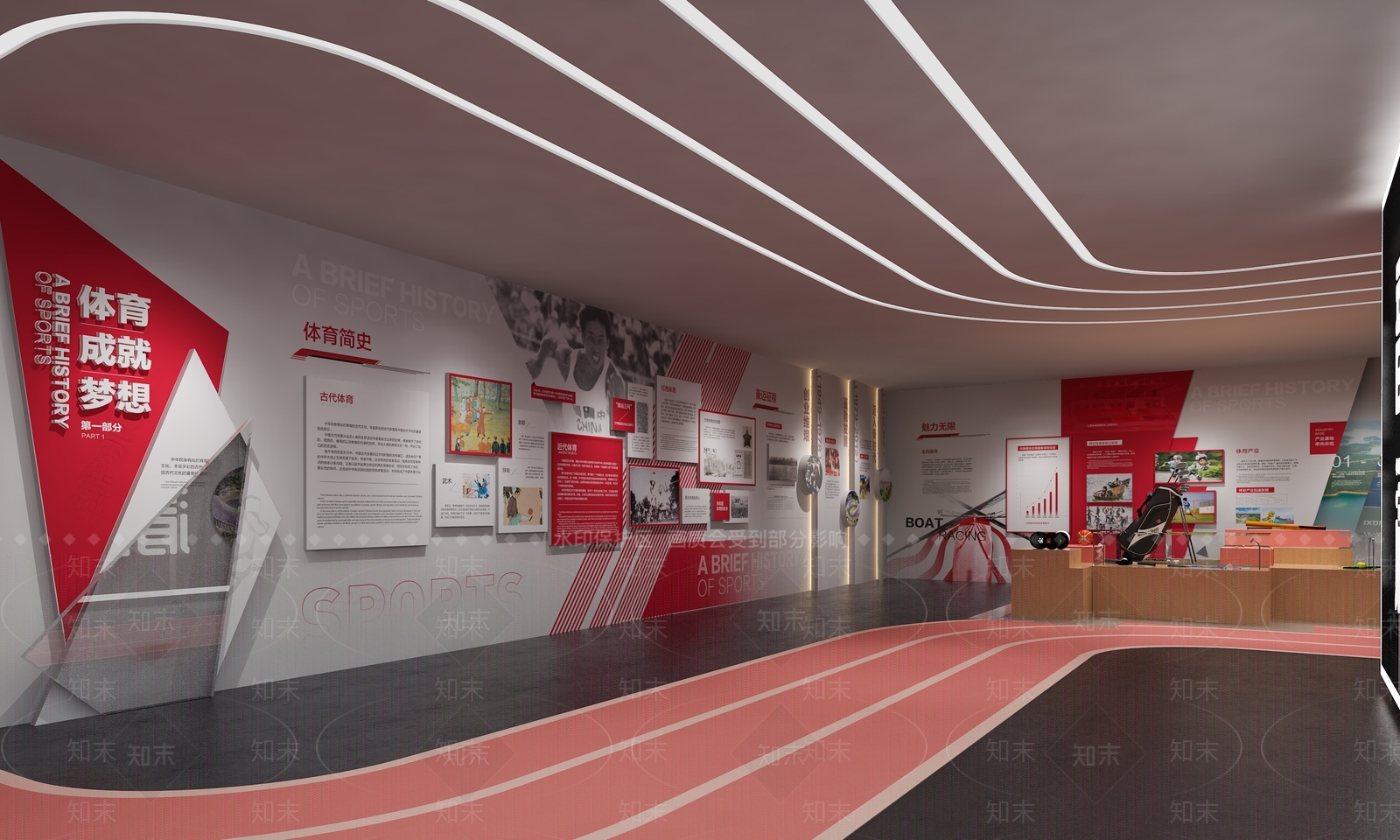 现代廉政教育基地展厅SU模型下载【ID:1140712266】