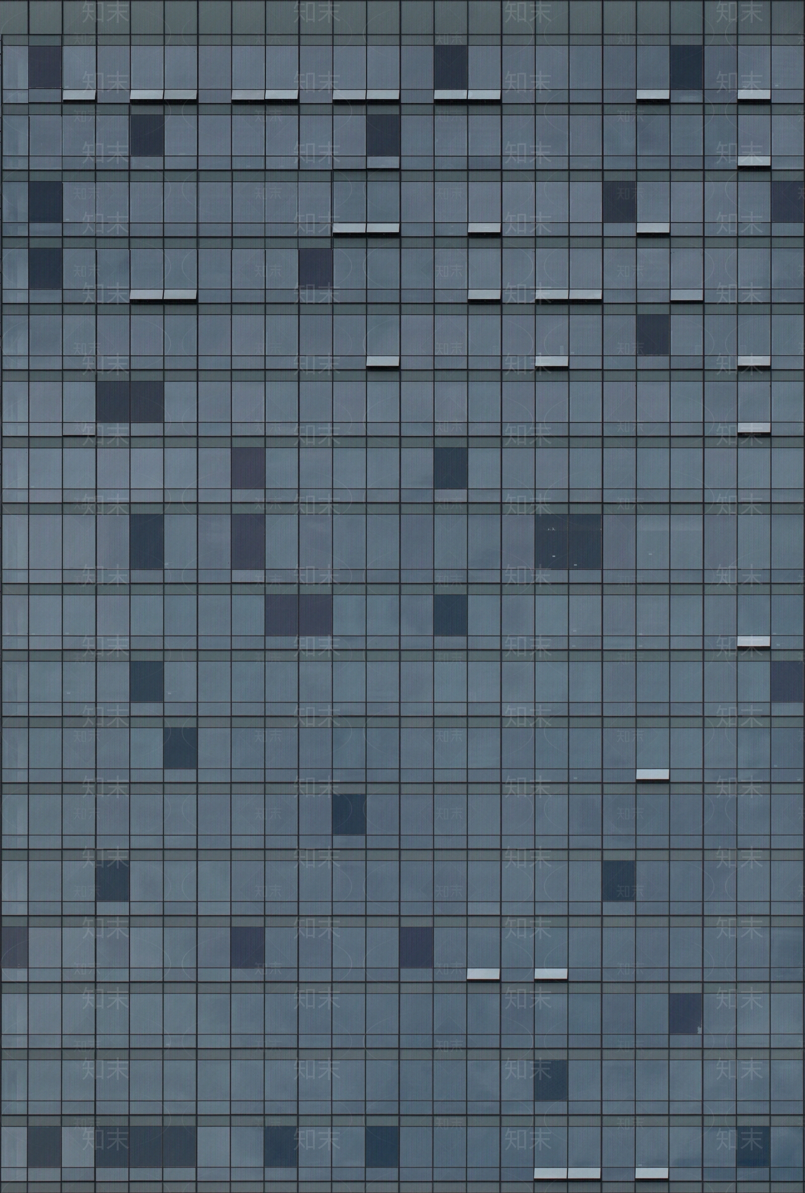 写字楼玻璃幕墙建筑外立面贴图下载【ID:1140720757】