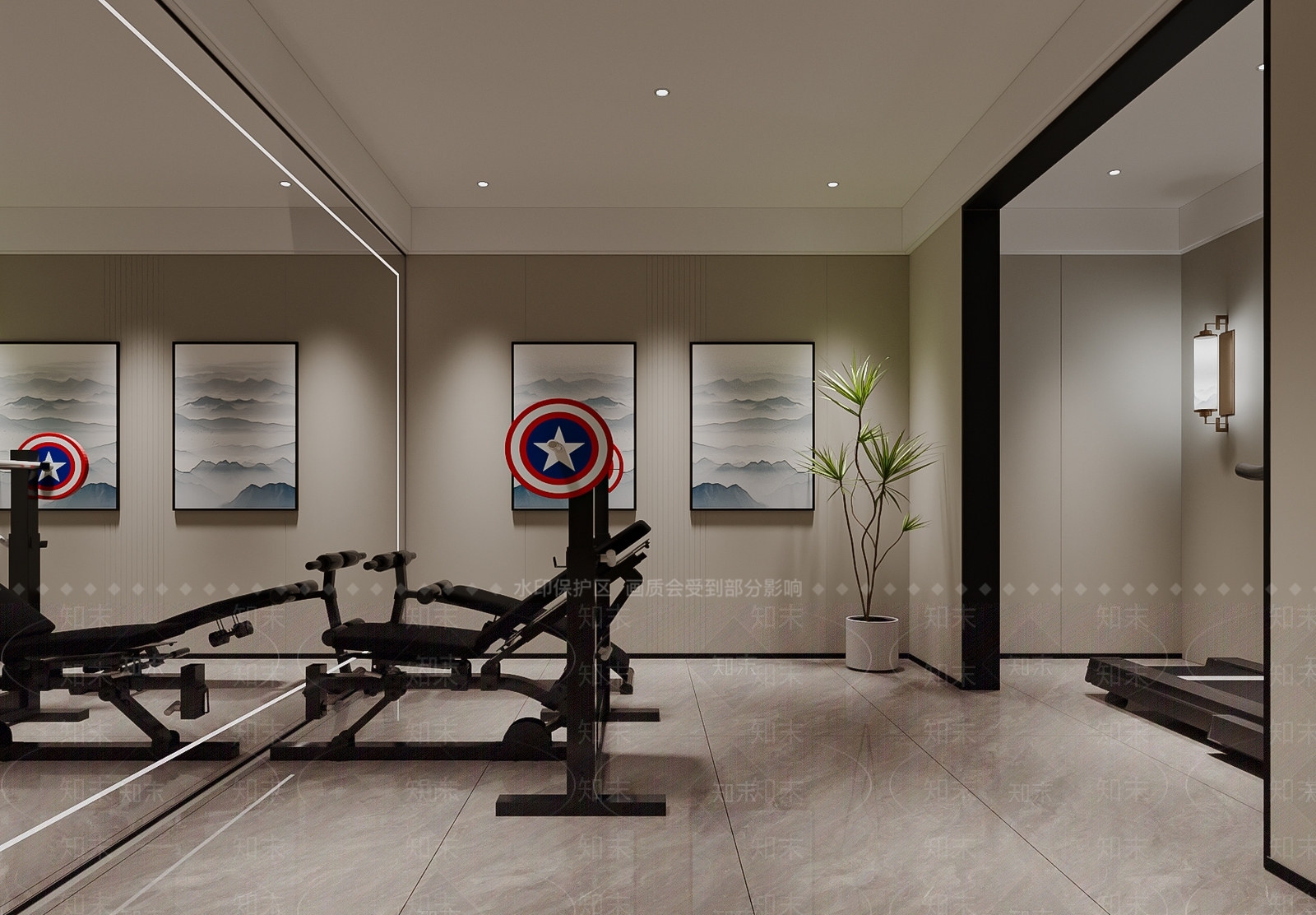 健身器材3D模型下载【ID:1140722517】